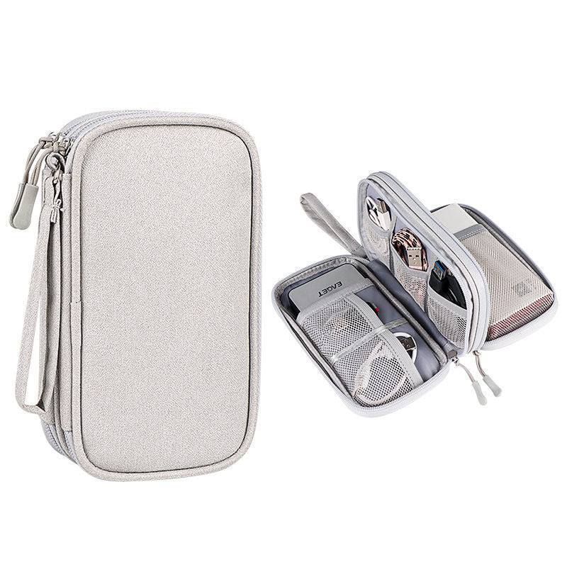 Fashion New Waterproof Data Cable Portable Power Bank Storage Bag