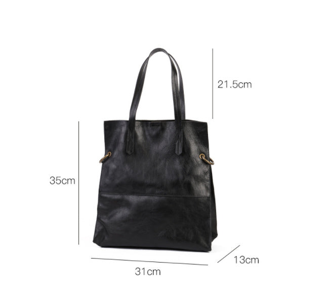 Women's Fashionable Retro Large Capacity Handbag