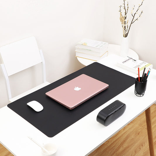 Simple extra large leather mouse pad for laptops