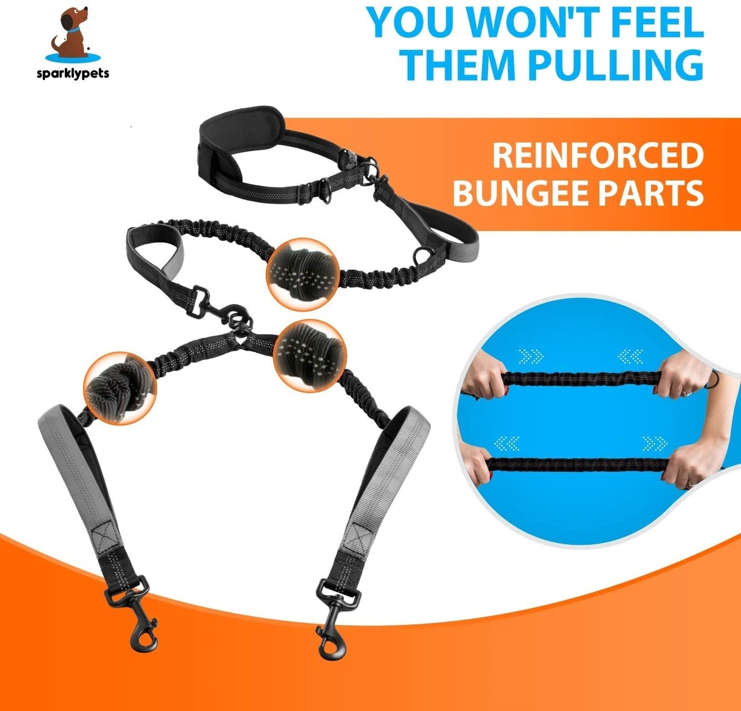 Pet accessories Fitness Sports Running Hand Hold Rope