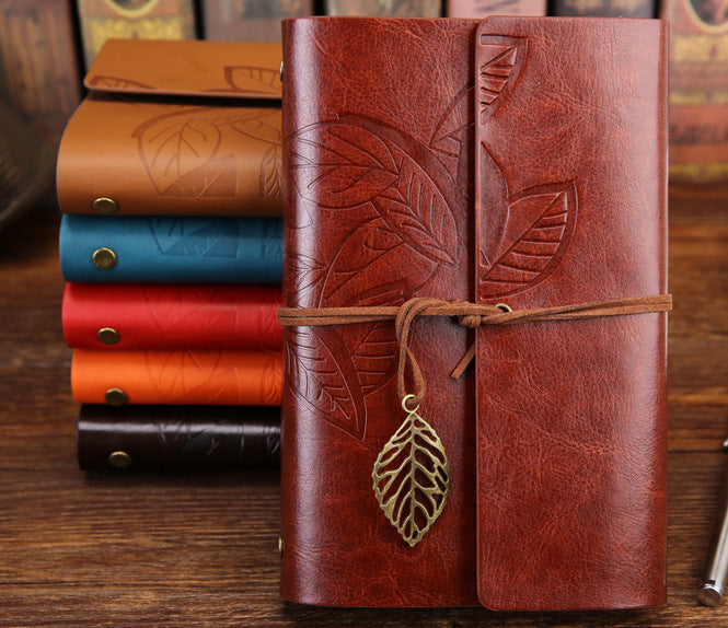 Vintage Leaf Notepad Diary