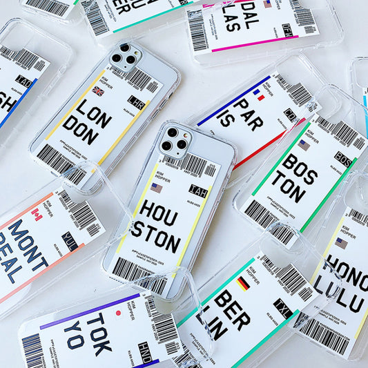 Compatible with Apple, transparent soft TPU phone case