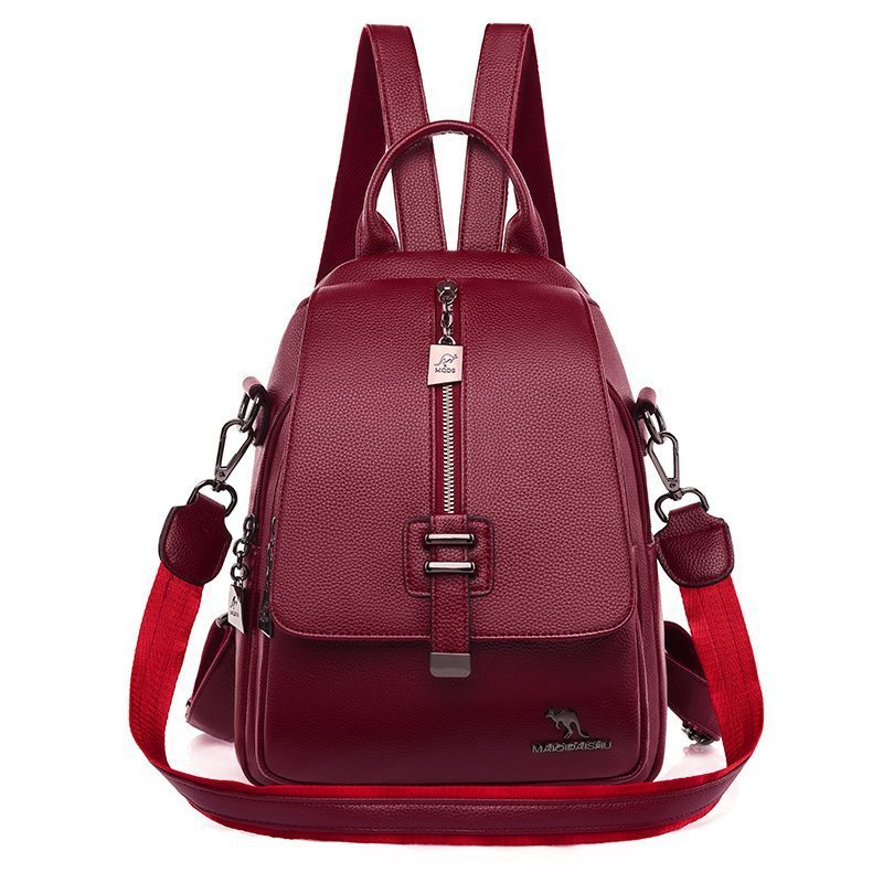 New fashion PU soft leather small backpack