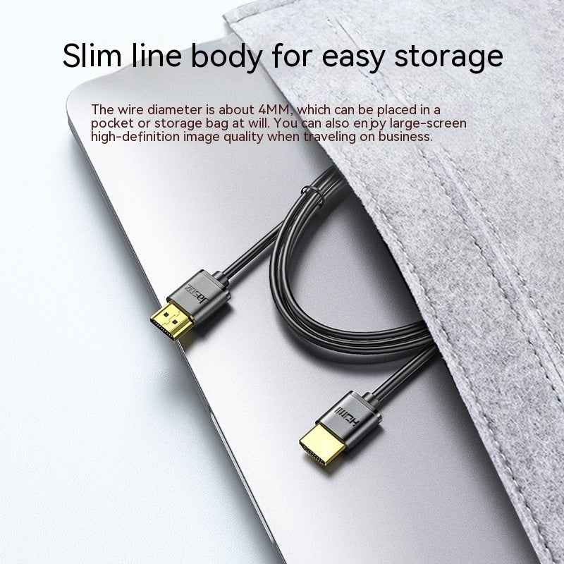 Computer Portable HD Thin Flexible Cable Projector Monitor Video Cable