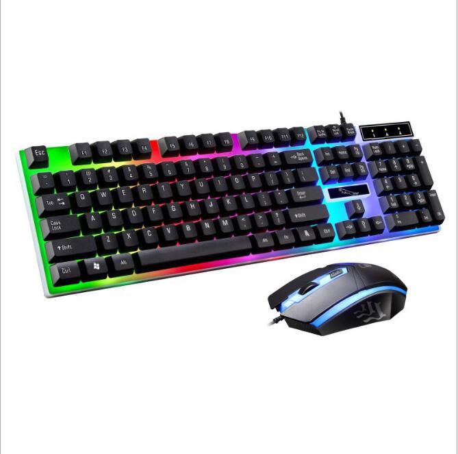 G21 wired U + U mouse and keyboard set illuminated