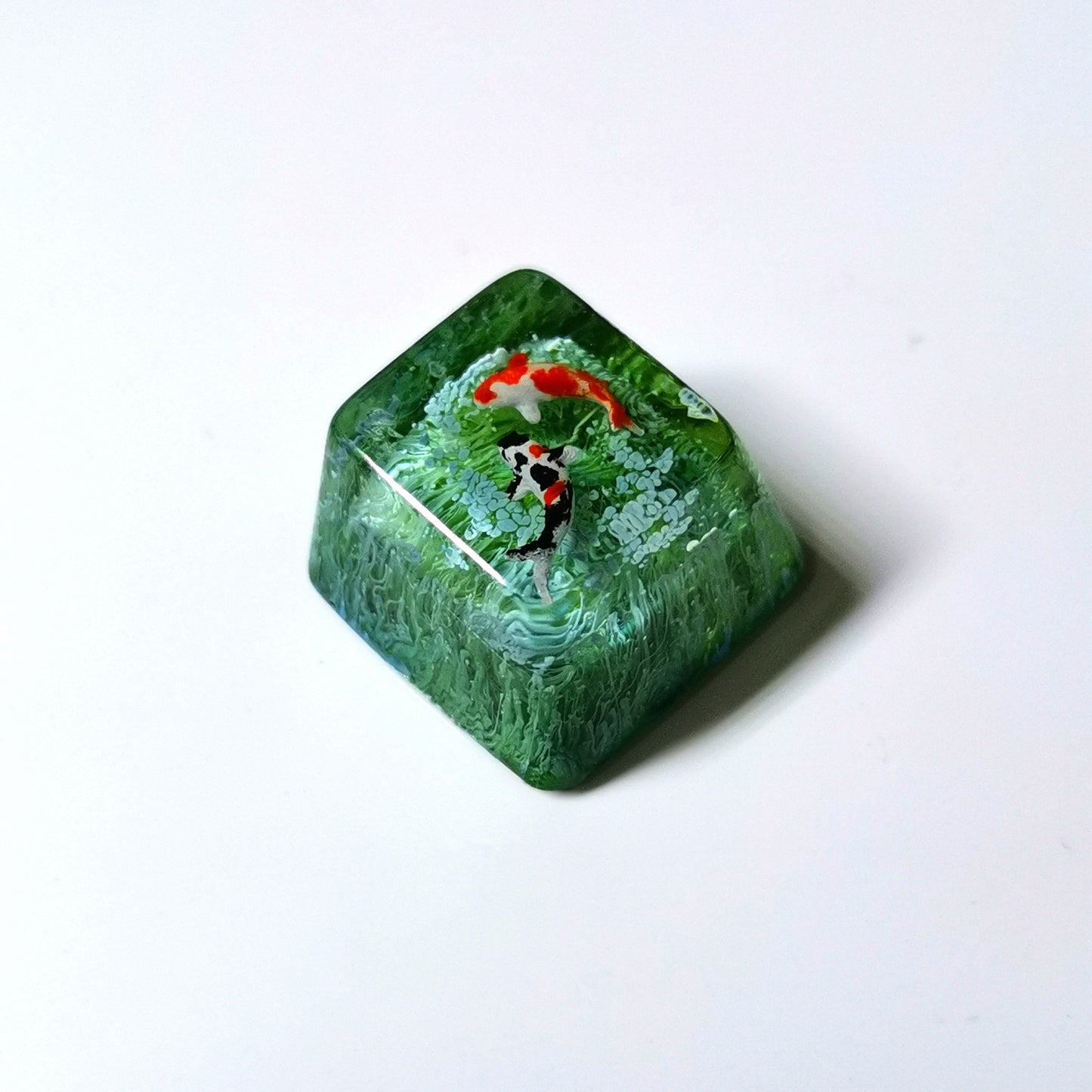 Koi resin mechanical keyboard keys