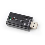 Externe USB Soundkarte USB zu Jack 3,5mm Kopfhörer Audio Adapter