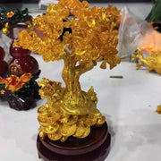 Citrine kleine Wasser Schildkröte Geldbaum Feng Shui Glücksbaum dekorative Ornamente