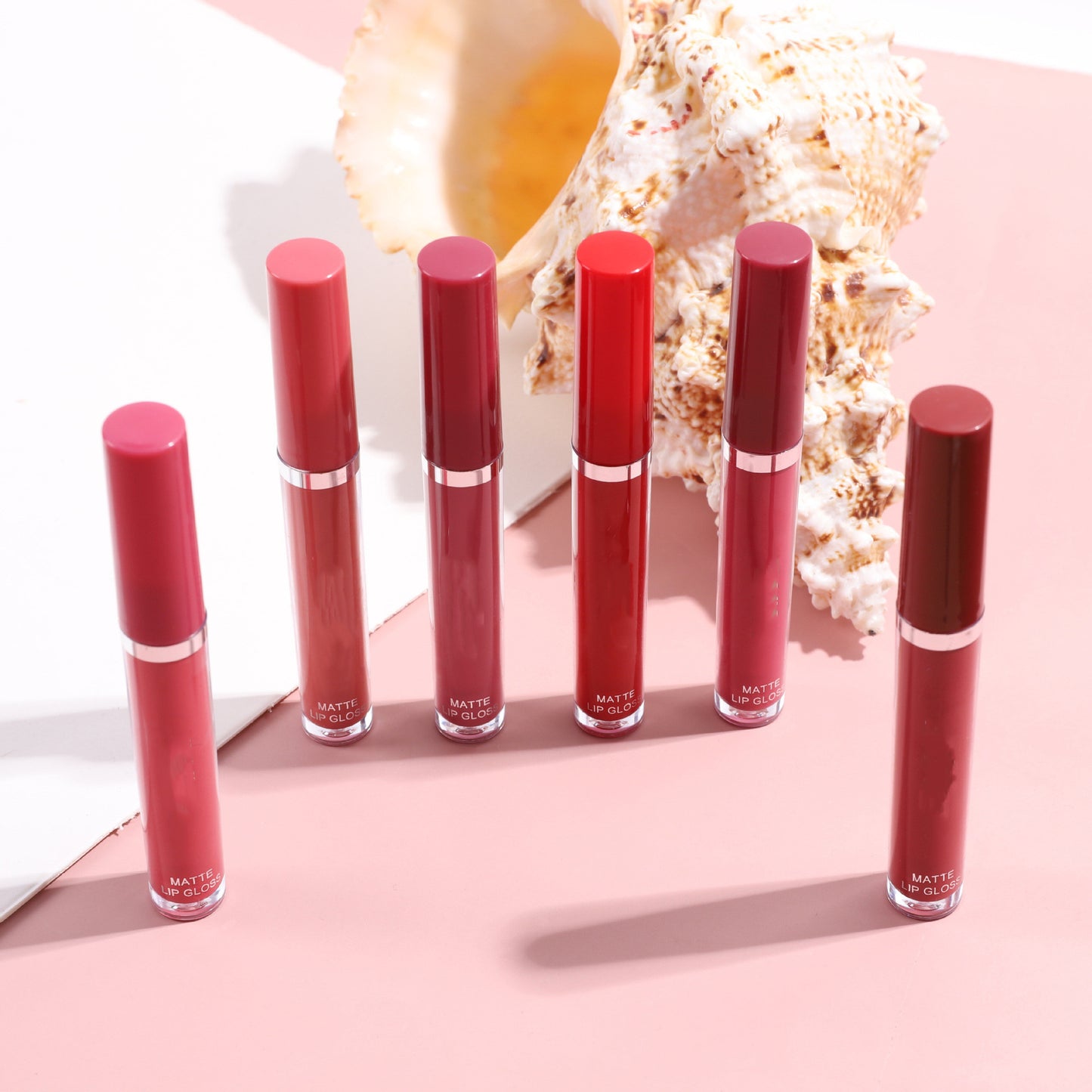 6 Stück Matte Kein Flecken auf Tasse Flüssige Lippenstift Lippen gloss