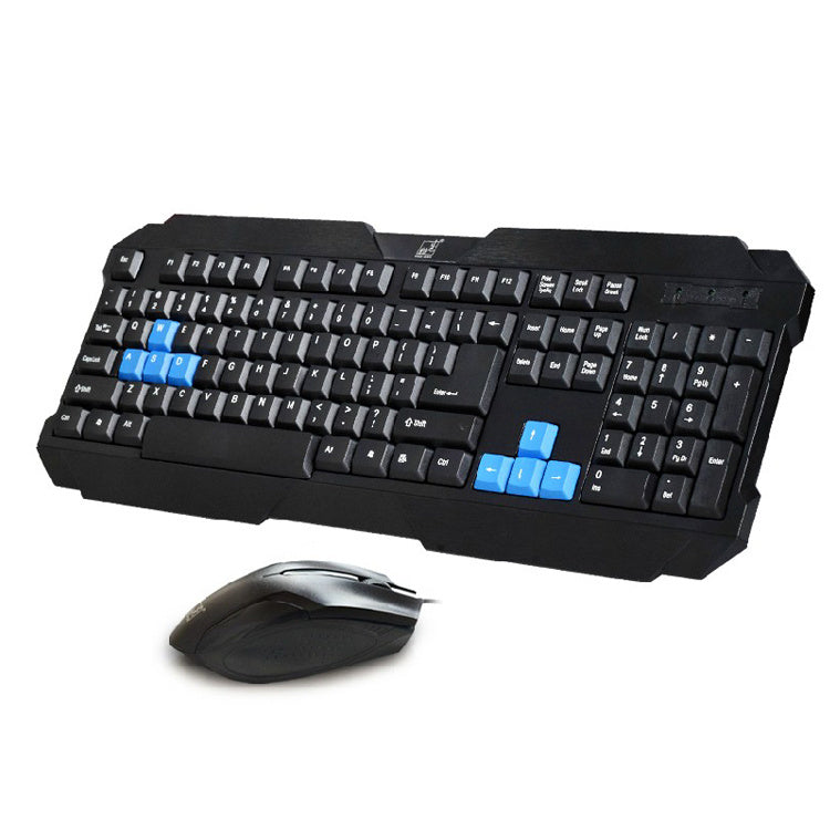 Wireless keyboard and mouse buttons