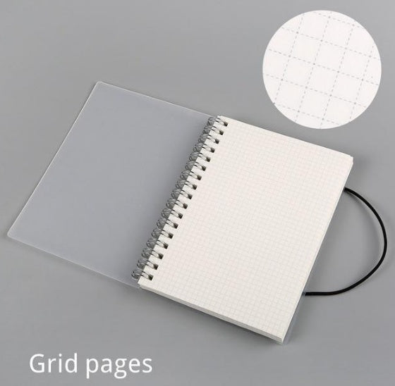 Plastic Cover Bound Spiral Notebook