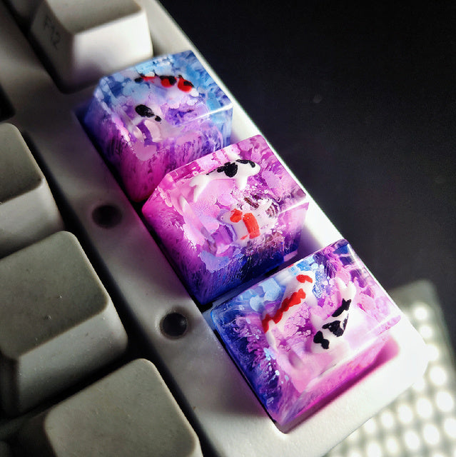 Koi Backspace Harz-Tastenkappen für Cherry Mx-Schalter