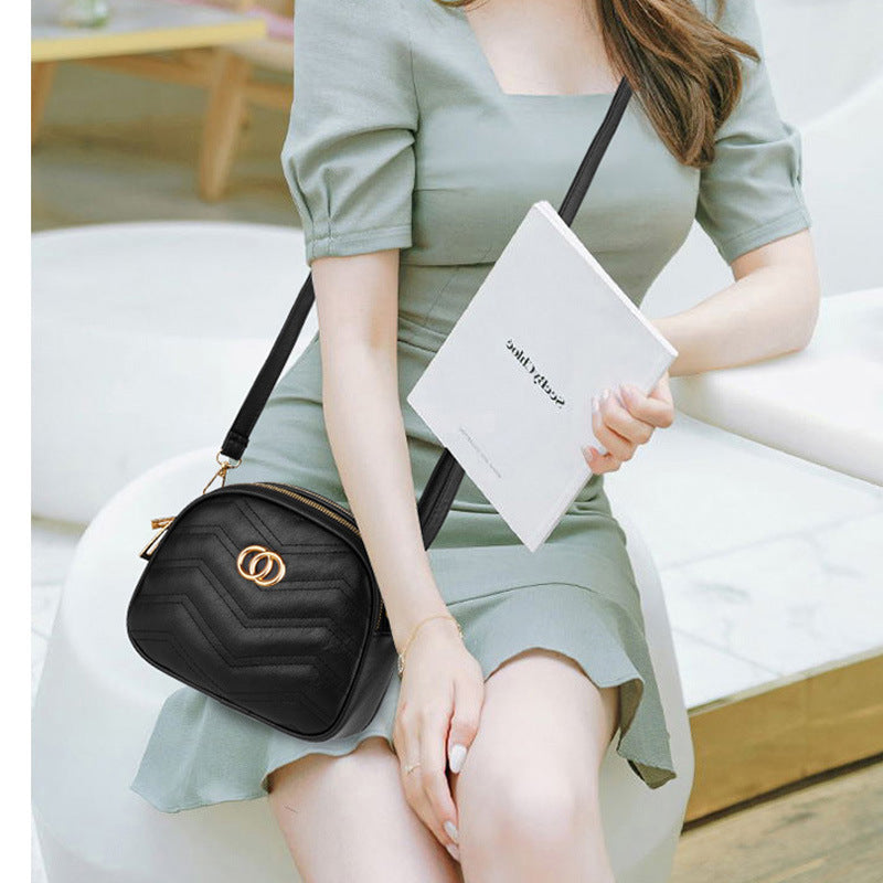 Women's Shoulder Crossbody Bag New Fashion Small Round Mini