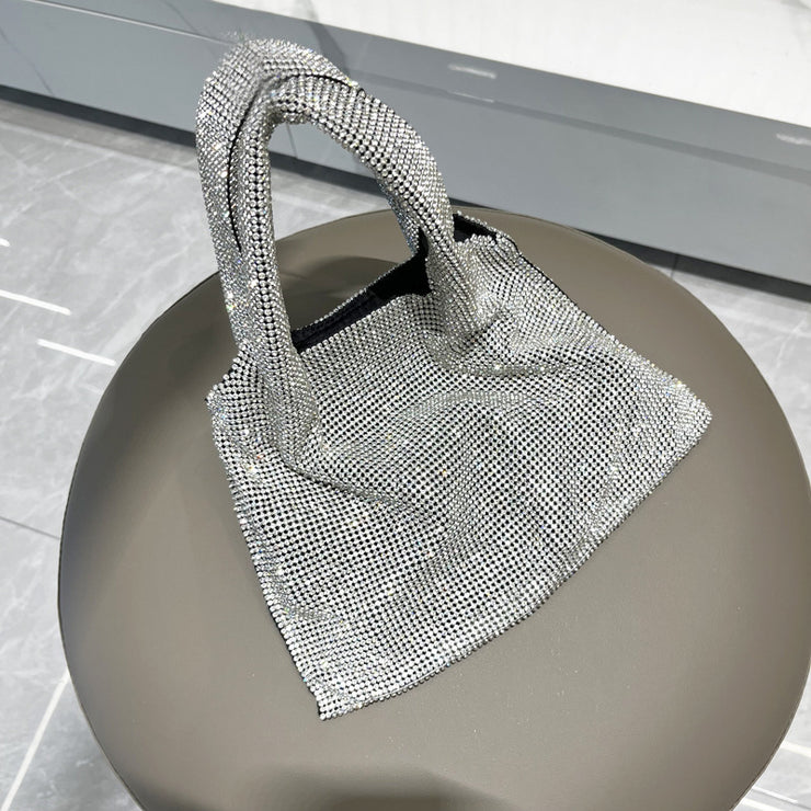 Handtasche Shiny Rhinestone Dinner Bag Party Lady