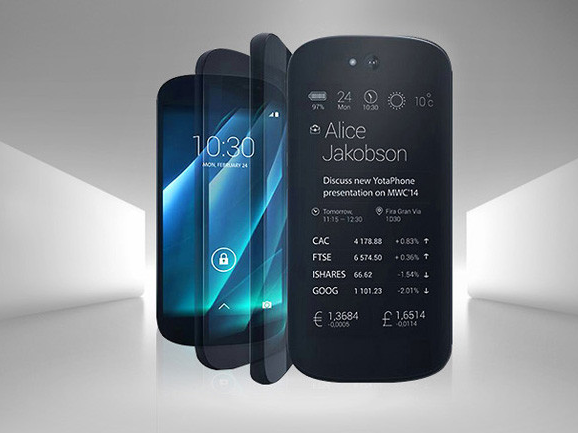 YotaPhone 2 Russisches 4G-Smartphone mit Doppelbildschirm und Tintenbildschirm