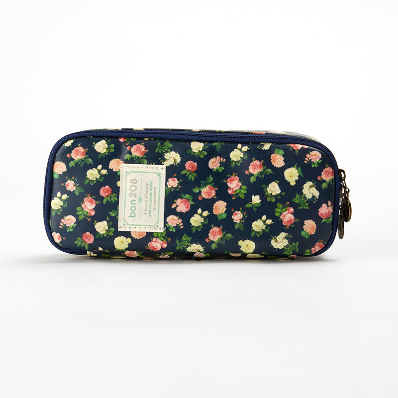 Multifunctional storage bag with pastoral floral pattern