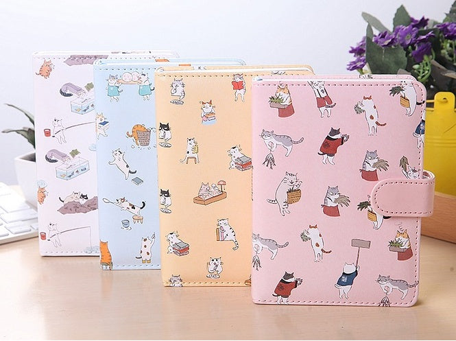 Creative Cartoon Notebook with Magnetic Buckle, Notebook