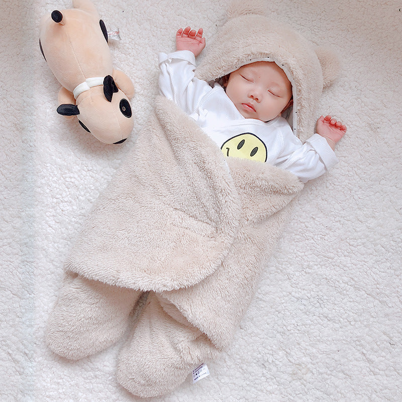 Baby Sleeping Bag Envelope for Newborns Winter Swaddle Blanket