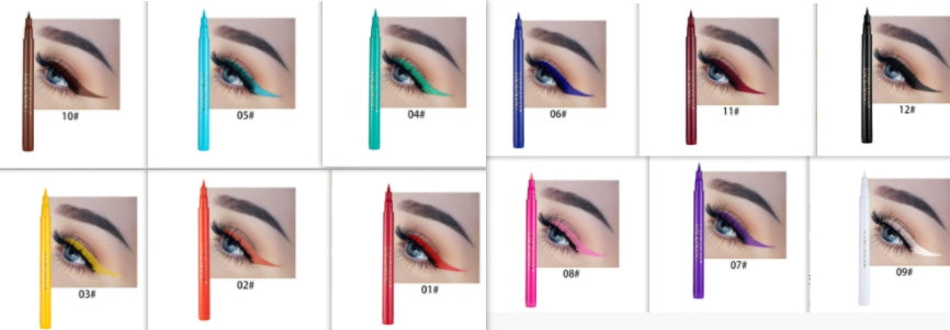 DIY-Farbmalerei lässt sich nicht mit mattem Eyeliner verwischen