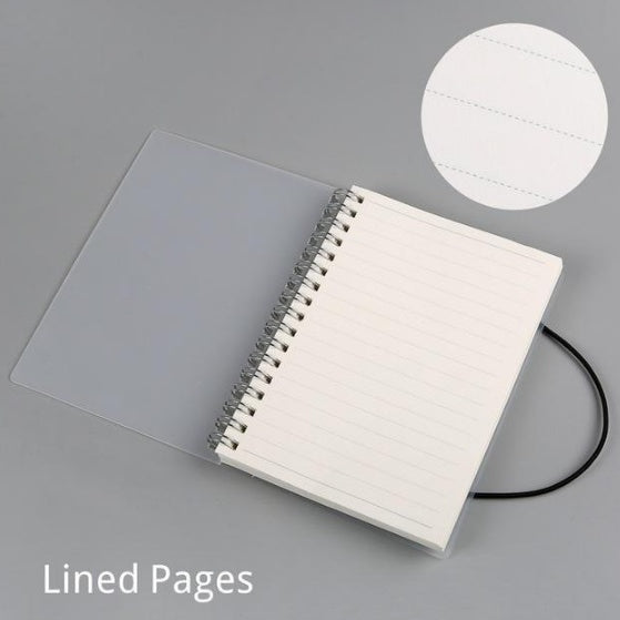 Plastic Cover Bound Spiral Notebook