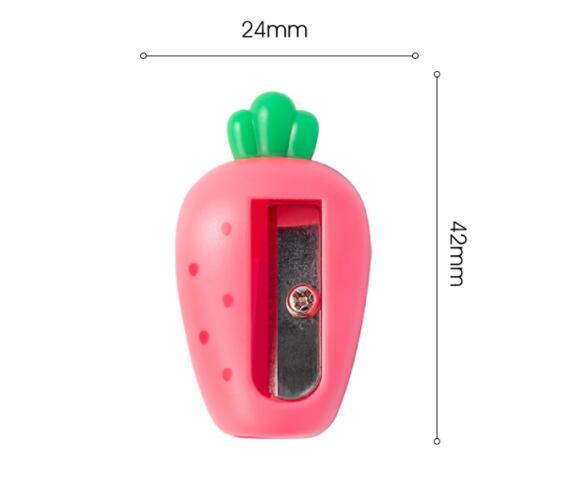 Small mini pencil sharpener in fruit and vegetable shape, small and portable