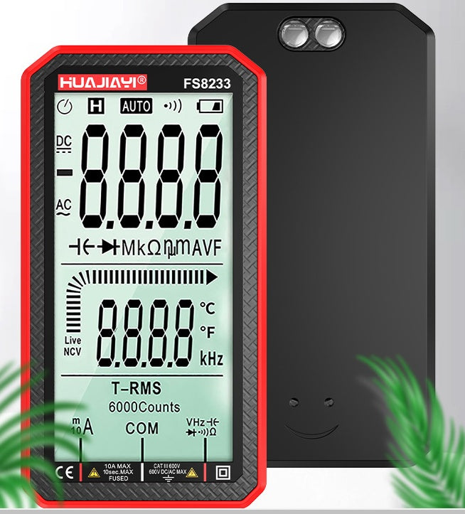 Intelligentes Multimeter mit großem Bildschirm, vollautomatisch, digital, hohe Präzision