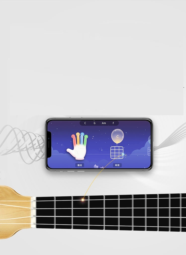 Smart Ukulele U1 Lernfichte Smart APP Kleine Gitarre