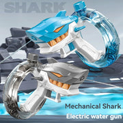 Elektrische Wasserpistole von Shark, vollautomatische Dauerfeuer-Wasserpistole mit großer Kapazität, Wasserspielzeug für Kinder