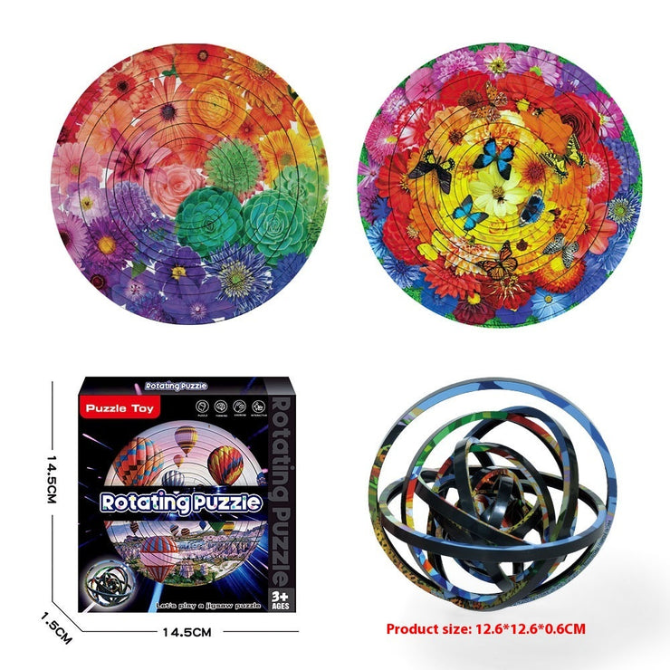 Rotierendes Puzzle Dekompression 3D Lernspielzeug