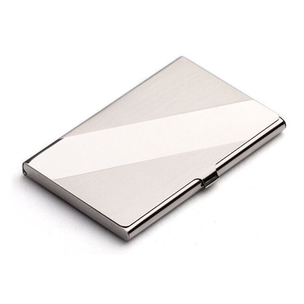 304 stainless steel business card holder with laser sculpture