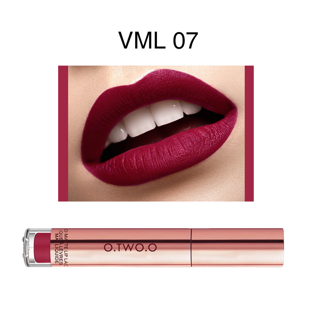 Non-fading matte lip gloss