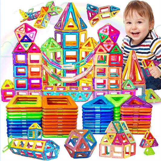 Magnetic Building Blocks DIY Magnets Toys for Children