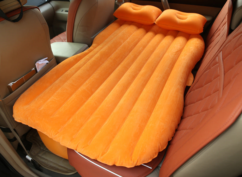 Inflatable bed for the car