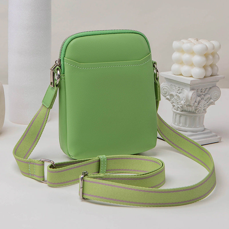 Solid color, simple, small shoulder bag