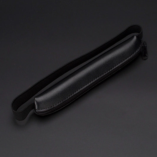 Easy To Carry PU Leather Office Pencil Case 