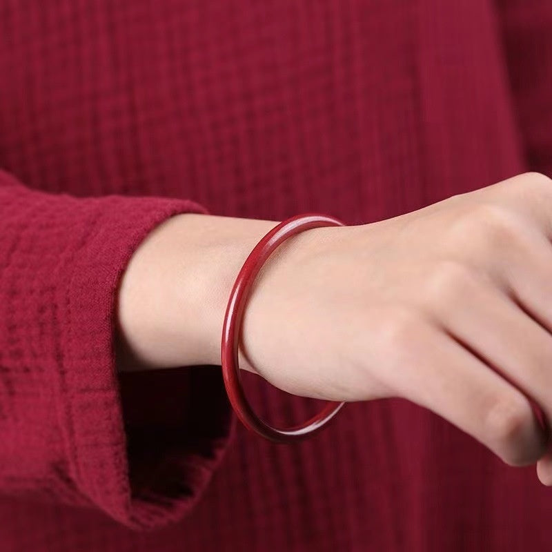 Exquisite And Beautiful Cinnabar Purple Gold Sand Bracelet Ornament