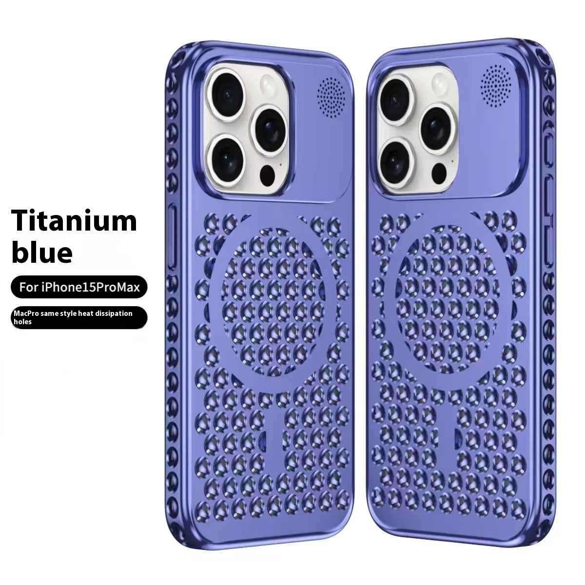 Electroplating Magnetic Suction Heat dissipation Aroma therapy Phone Case