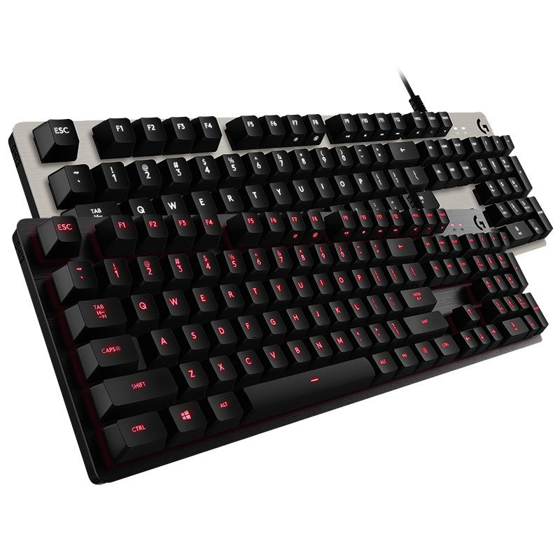 G413 Gaming Electronic Sports Mechanical Keyboard Desktop Backlight 104 Key Metal Panel