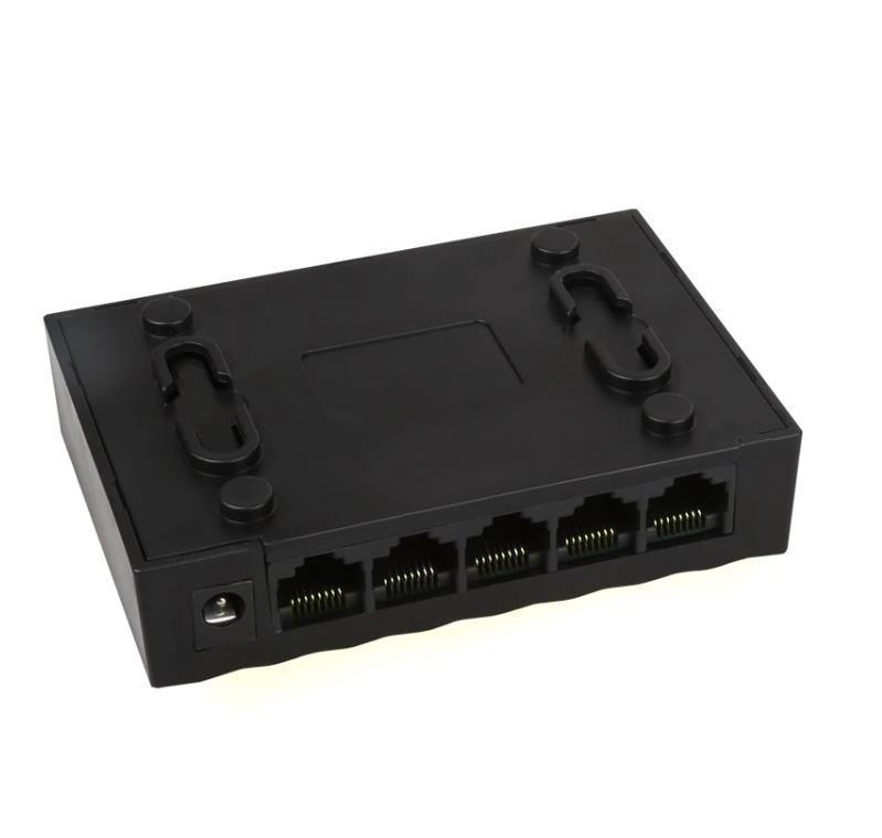 Gigabit Home Switching Ethernet Network Hub with 5 Ports Distributor