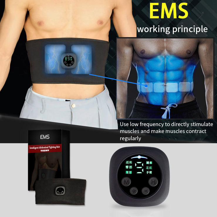 Smart Digital Display Fitness EMS Gürtel Bauch Instrument Boxed Bauch Muskel Trainer Lazy Fitness