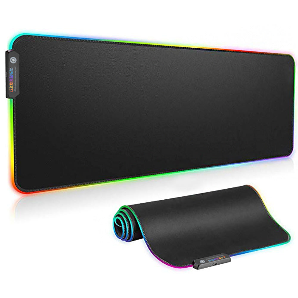 LED super large glossy mouse pad