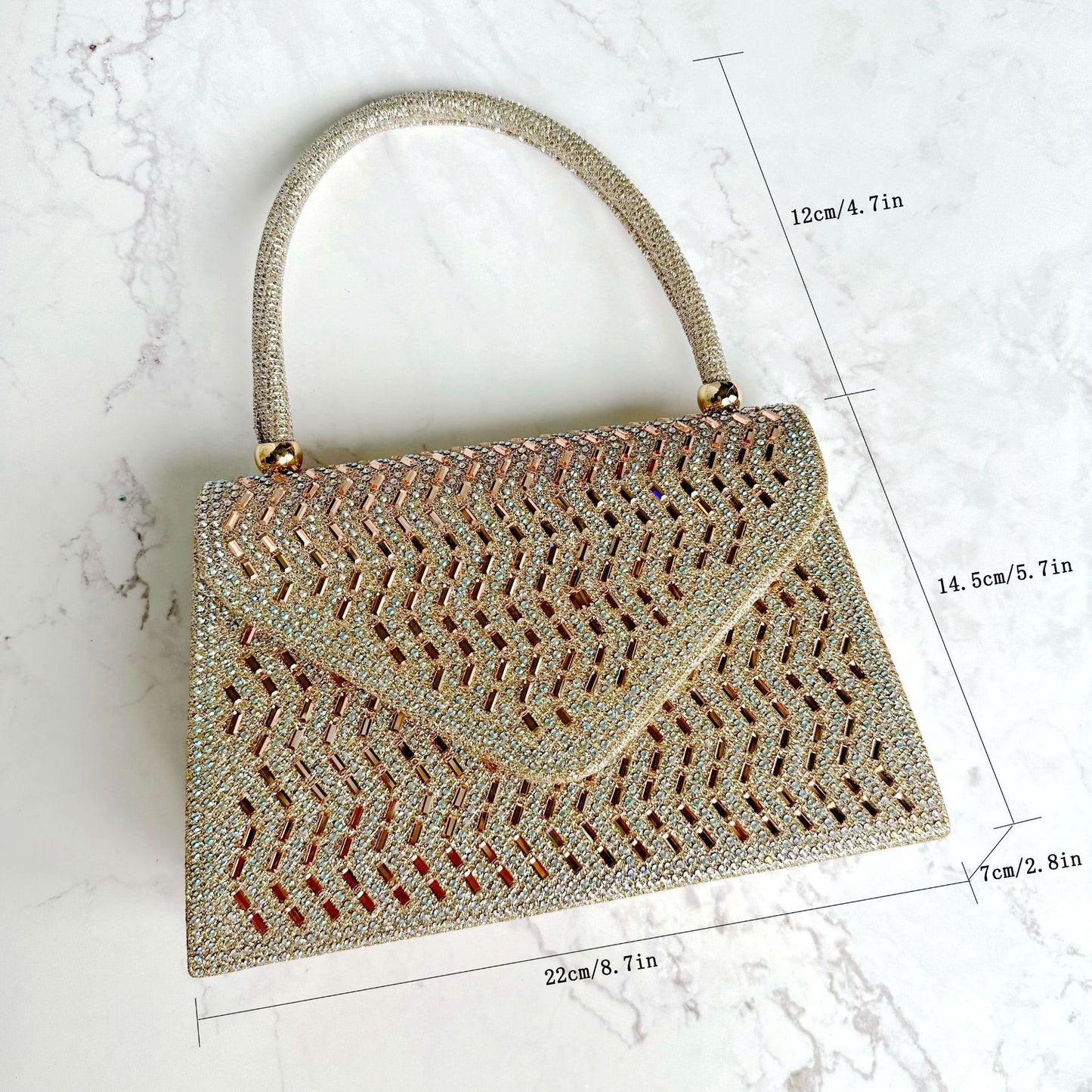 Ladies Hand Bag New Rhinestone Dinner