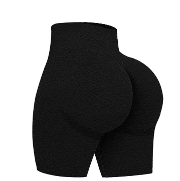 Damen Laufhose mit hoher Taille, Radhose, Yoga-Shorts, Sport-Fitnesshose