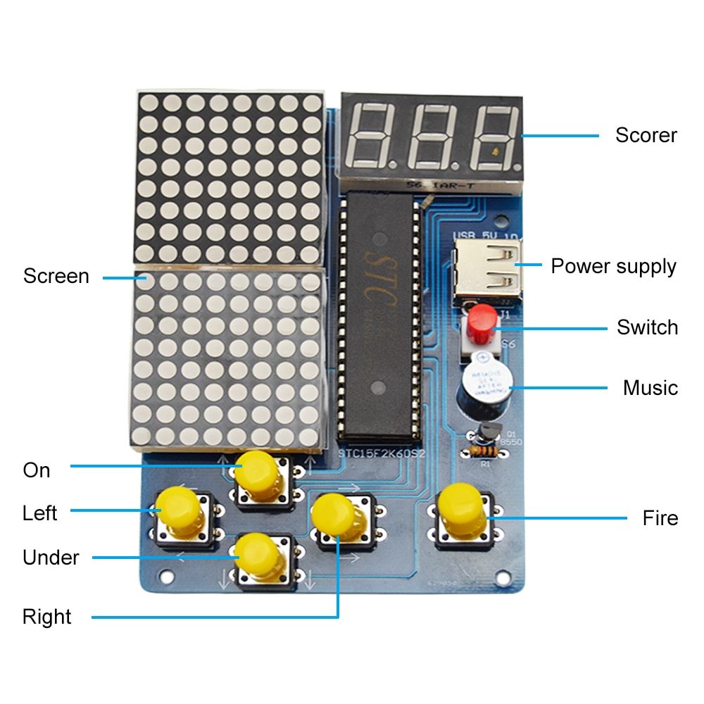 one-chip computer game set 