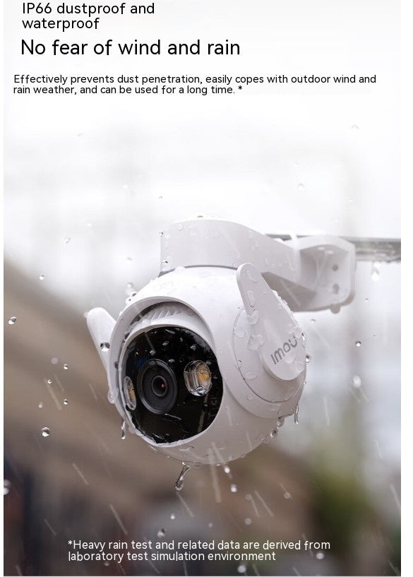 Clear outdoor surveillance cameras