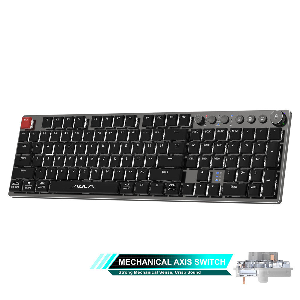 Drahtlose Mechanische Tastatur Dünn 104 Schlüssel