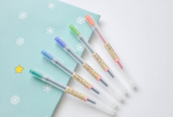 Muji gel pen set 12-piece