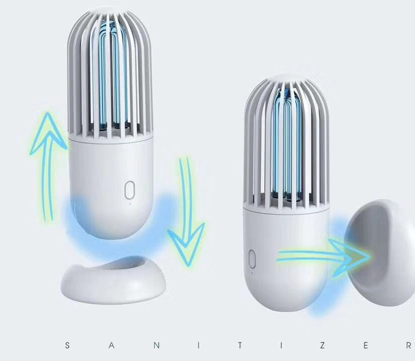 Portable capsule ultraviolet disinfection lamp