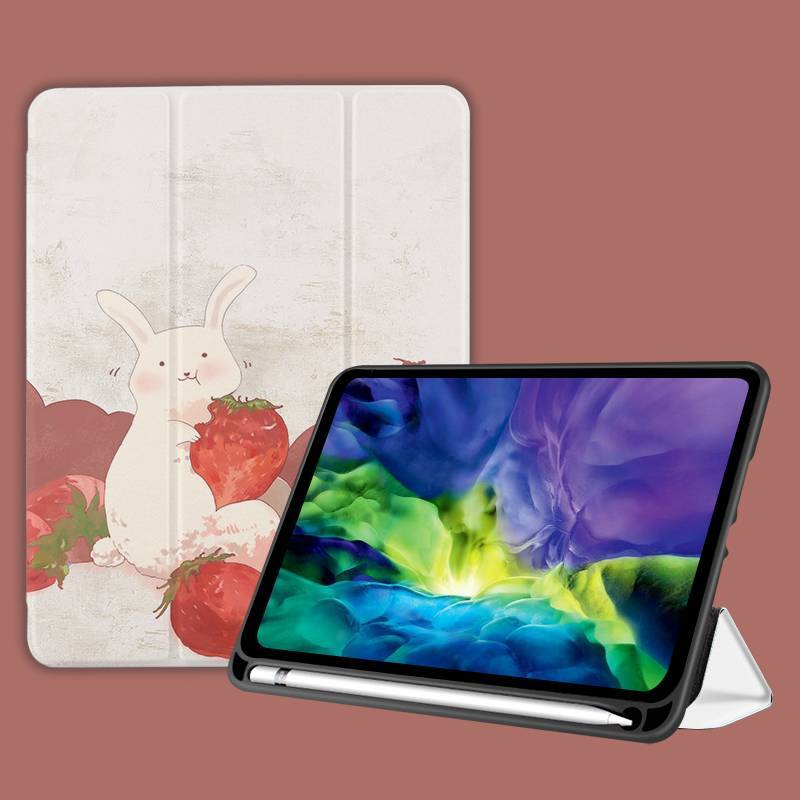 Tri-fold silicone case