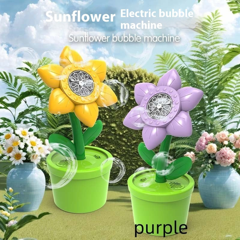 Sunflower SUNFLOWER Potted Charging Automatic Bubble Machine